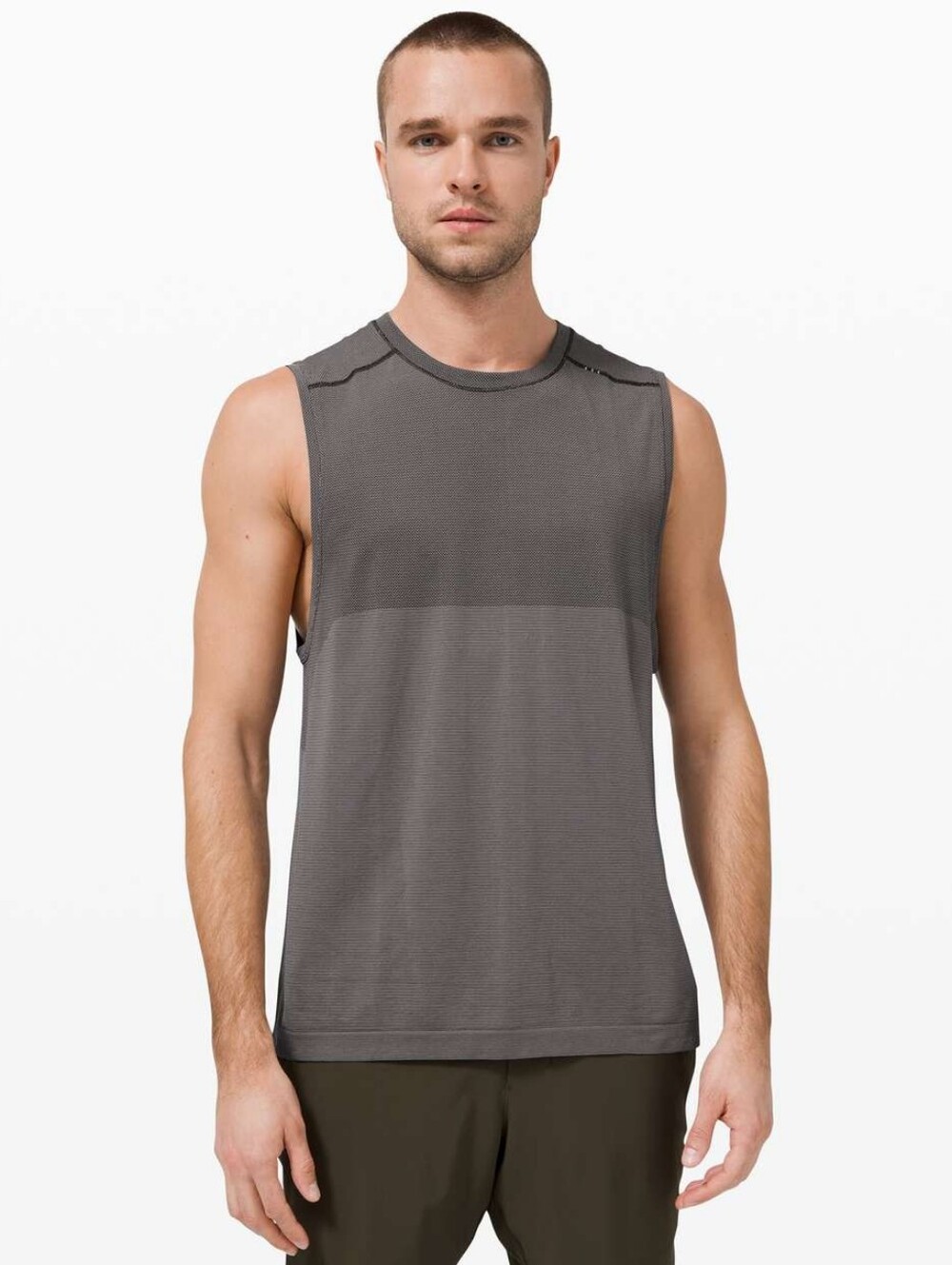 Men’s Lululemon Grey Metal Vent Tech Sleeveless Shirt Size M